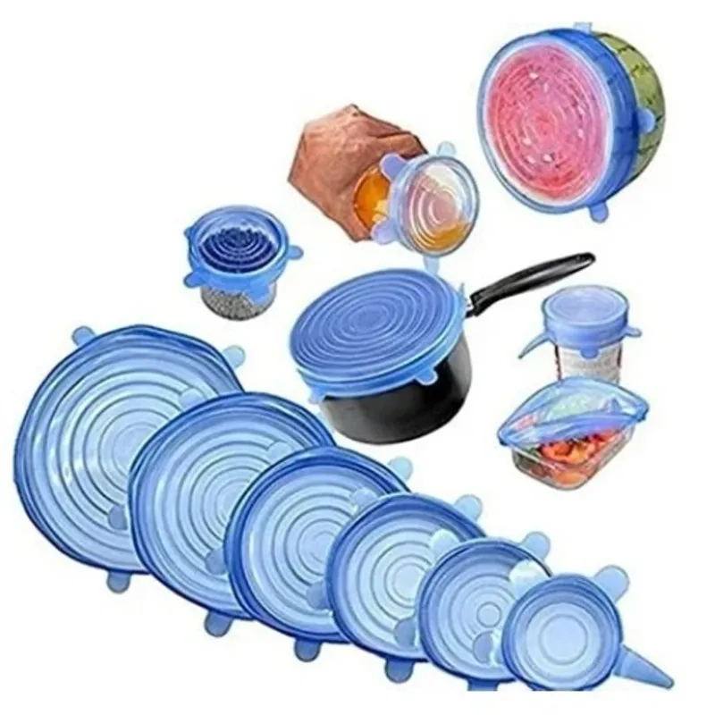 SET DE TAPAS DE SILICONA EXTENSIBLES - 1