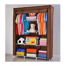 CLOSET ARMABLE DE TELA Y METAL - 1
