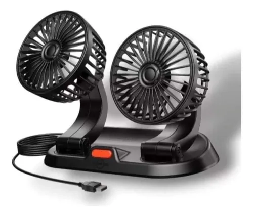 VENTILADOR DOBLE AJUSTABLE PARA AUTO (12V/24V) - 1
