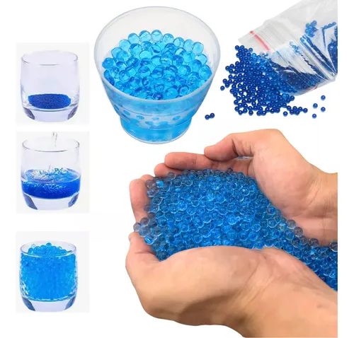 BALINES 40-50GR BOLITAS DE HIDROGEL 10.000 APROX AS843 PARA PISTOLAS AZUL - 1