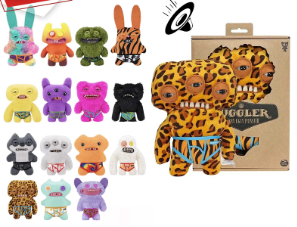 PELUCHE FUGGLER UGLY MONSTER, LUZ + SONIDO AS905 MIDE 20X17CM - 1