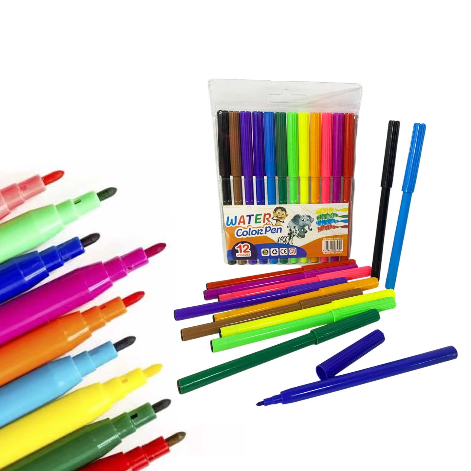 MARCADORES SCRIPTO 12 COLORES S858-12/ 5821 - 1