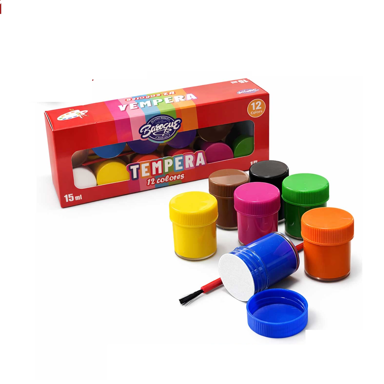 TEMPERA 12 COLORES 7327 - 1