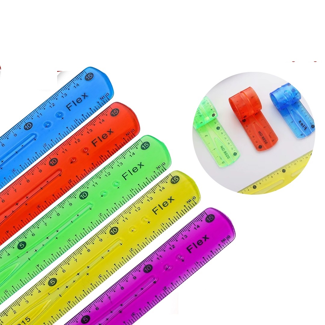 REGLA FLEXIBLE 20CM CD2197 COLORES SURTIDOS - 1