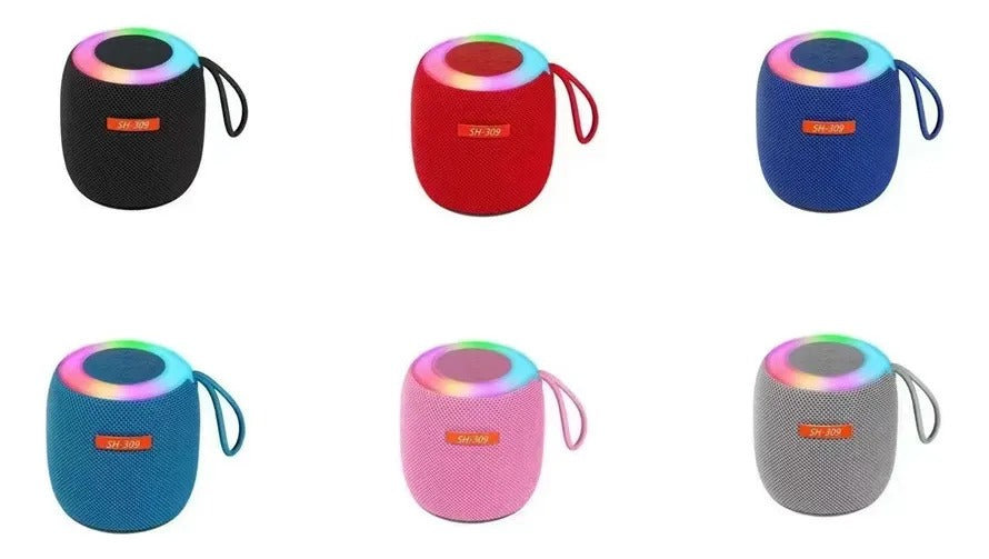 MINI PARLANTE PORTATIL BLUETOOTH DE MALLA - COLORES SURTIDOS - XF36 SURTIDO AL AZAR - 1