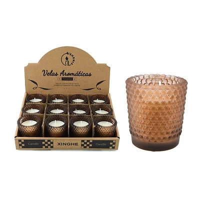 VELA AROMATICA EN VASO NARANJA 6.5*5CM - 1