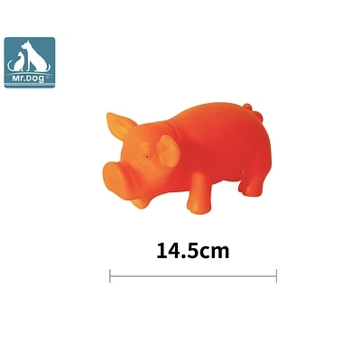 JUGUETE DE CERDO CHILLON PARA PERRO 14.5CM - 1