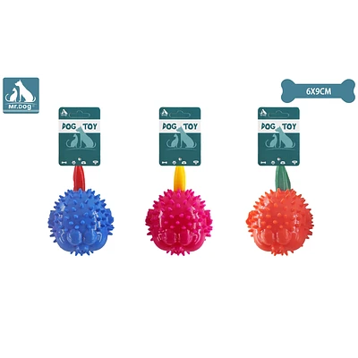 JUGUETE DE PEZ GLOBO CON SONIDO PARA PERRO 6*9CM COLOR ALEATORIO - 1
