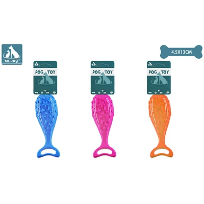 JUGUETE DE DELFIN CON SONIDO PARA PERRO 4.5*13CM COLOR ALEATORIO - 1