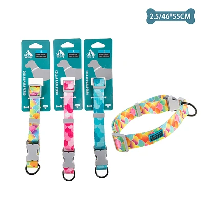 COLLAR PARA MASCOTA 2.5CM*46-55CM COLOR ALEATORIO - 1