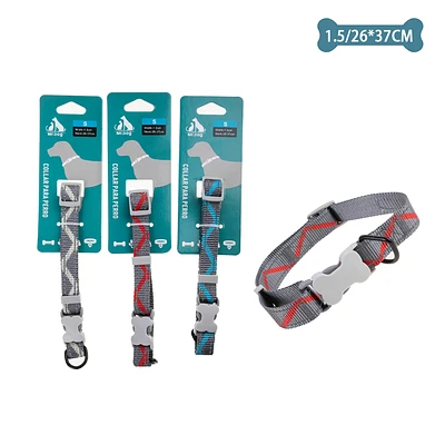 COLLAR PARA MASCOTA 1.5CM*26-37CM COLOR ALEATORIO - 1