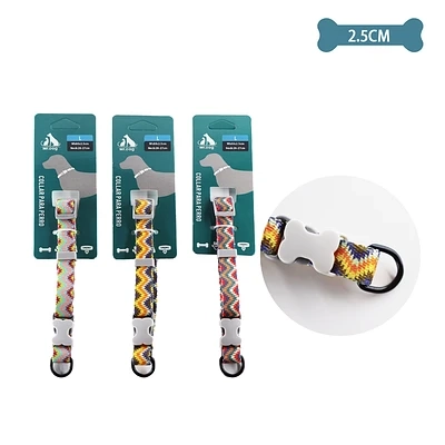 COLLAR PARA MASCOTA 2.5CM COLOR ALEATORIO - 1