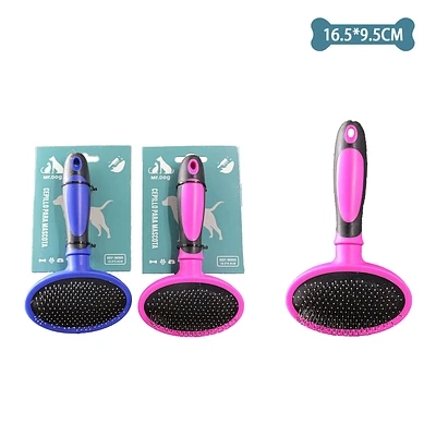 CEPILLO CON AGUJAS FINAS PARA MASCOTAS 16.5*9.5CM COLOR ALEATORIO - 1