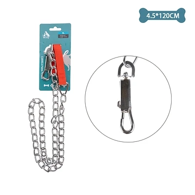 CORREA CADENA PARA MASCOTA 4.5MM*1.2M - 1