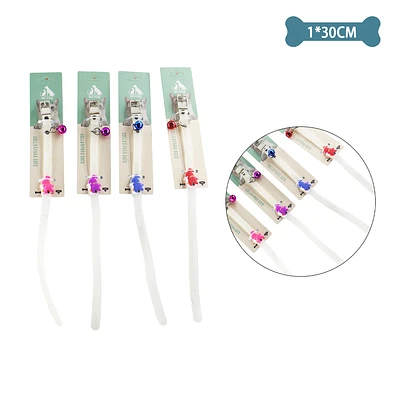 COLLAR FLUORESCENTE PARA GATO COLOR ALEATORIO 1.0CM*30CM - 1