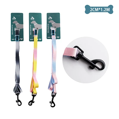 CORREA PLANA PARA MASCOTA 2.0CM*1.2M COLOR ALEATORIO - 1