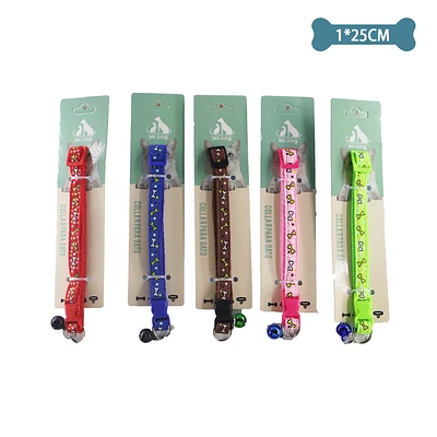COLLAR PARA GATO COLOR ALEATORIO 1.0CM*25CM - 1