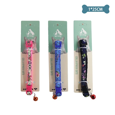 COLLAR PARA GATO COLOR ALEATORIO 1.0CM*25CM - 1