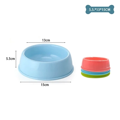 PLATO PLASTICO REDONDO PEQUEÑO COLOR ALEATORIO 5.5*13*15CM - 1