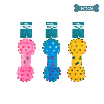 JUGUETE PARA PERRO MANCUERNA 16*6CM COLOR ALEATORIO - 1