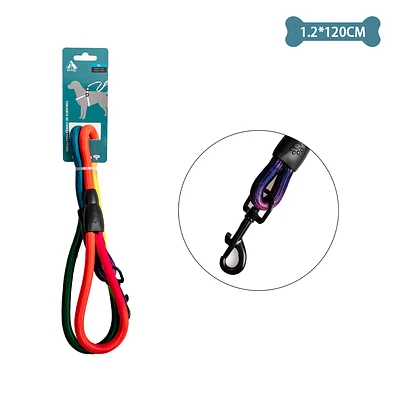 CORREA MULTICOLOR CON GANCHO DE ALEACION DE ZINC RESISTENTE 1.2CM*1.2M COLOR ALEATORIO - 1