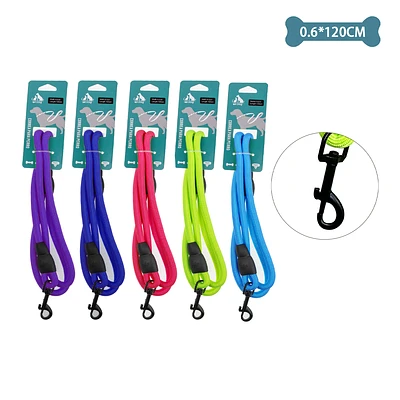 CORREA REDONDA PARA MASCOTA 0.6CM*1.2M COLOR ALEATORIO - 1