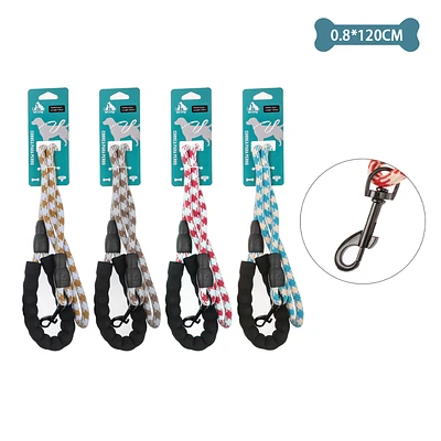 CORREA PARA MASCOTA CON MANGO LARGO 0.8CM*1.2M COLOR ALEATORIO - 1