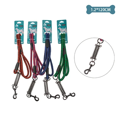 CORREA CON RESORTE PARA MASCOTA 1.2CM*1.2M COLOR ALEATORIO - 1