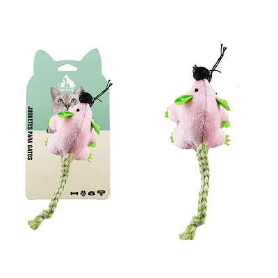 JUGUETE PARA GATO PELUCHE DE RATON - 1