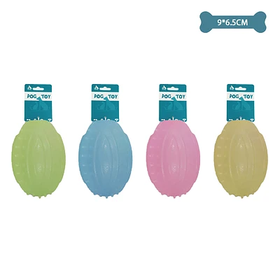 BALON DE FUTBOL TRANSPARENTE COLOR ALEATORIO 9*6.5CM - 1