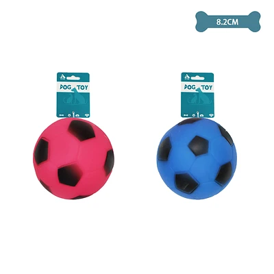 FUTBOL PARA MASCOTAS COLOR ALEATORIO 8.2CM - 1