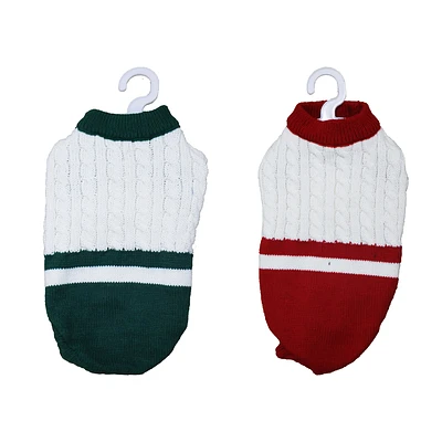 ROPA PARA MASCOTA XXL 16*40CM 12PCS COLOR ALEATORIO - 1