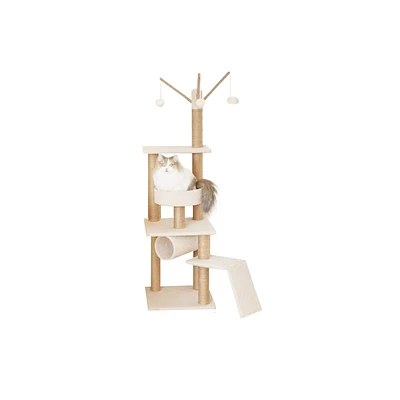 RASCADOR ARBOL PARA GATOS 40*40*140CM - 1