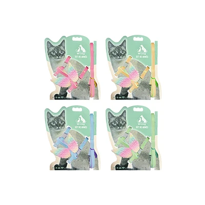 SET DE ARNE S H HARNESS CON ALAS PARA GATO 1.0CM*120CM COLOR ALEATORIO - 1