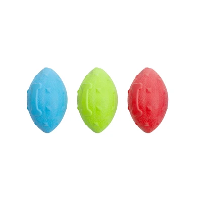 PELOTA DE RUGBY CON SONIDO 10*6CM COLOR ALEATORIO - 1