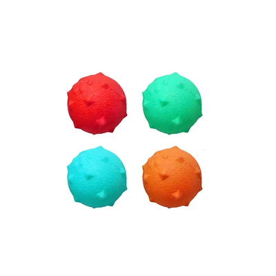 JUGUETE PARA MASCOTAS PELOTA DE DIAMANTE CON SONIDO 6CM COLOR ALEATORIO - 1