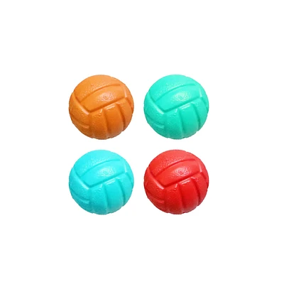 JUGUETE PARA MASCOTAS PELOTA DE VOLEIBOL CON SONIDO 6CM COLOR ALEATORIO - 1