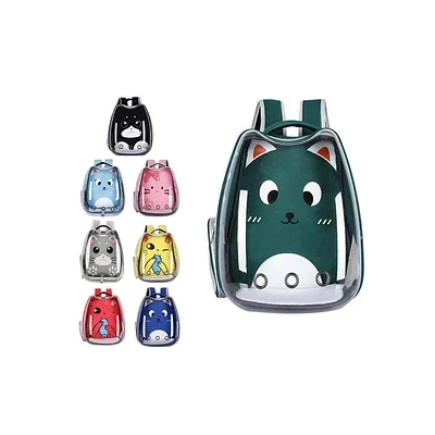 MOCHILA PARA MASCOTAS 34*28*40CM COLOR ALEATORIO - 1