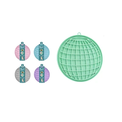 CUENCO LENTO CON FORMA DE GLOBO TERRAQUEO PARA MASCOTAS COLOR ALEATORIO - 1