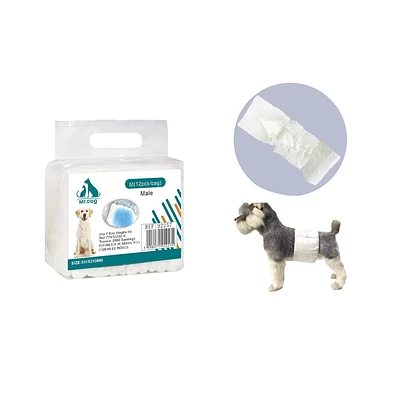 PAÑAL PARA PERRO TALLA M 3-6KG 18-53CM - 1
