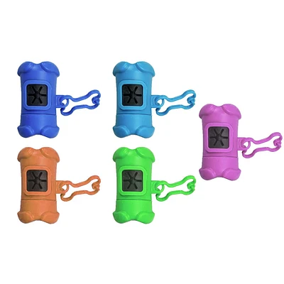 DISPENSADOR DE BOLSAS CON FORMA DE HUESO COLOR ALEATORIO - 1