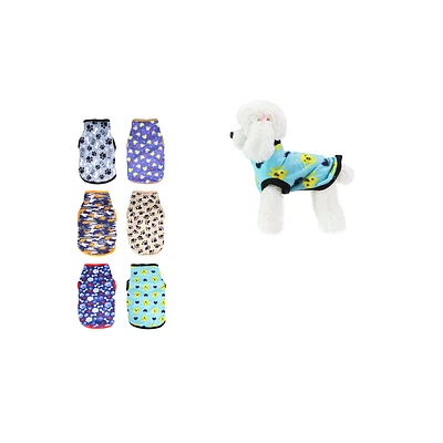 ROPA PARA MASCOTA 43*58*53CM DISEÑO ALEATORIO 12PCS - 1