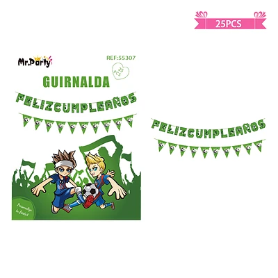 GUIRNALDAS DE FUTBOL 5M 25PCS - 1