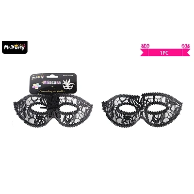 ANTIFAZ DE GE NERO NEGRO PARA FIESTA - 1