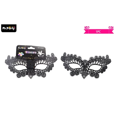 ANTIFAZ DE GE NERO NEGRO PARA FIESTA - 1
