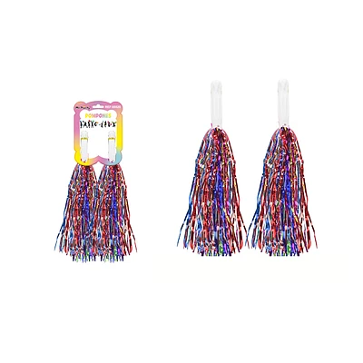 POMPONES PORRISTA MULTICOLOR 2PCS 33CM - 1