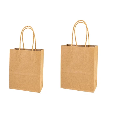 BOLSA DE PAPEL KRAFT EXTRA GRANDE COLOR NATURAL 31*42*12CM 12PCS - 1
