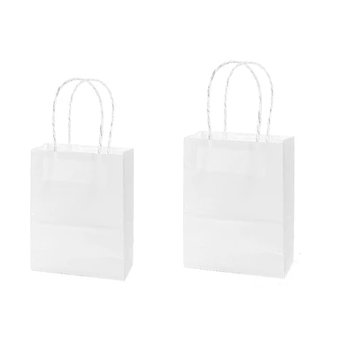 BOLSA DE PAPEL KRAFT EXTRA GRANDE BLANCO 31*42*12CM 12PCS - 1