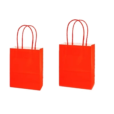 BOLSA DE PAPEL KRAFT EXTRA GRANDE ROJO 31*42*12CM 12PCS - 1