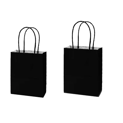 BOLSA DE PAPEL KRAFT EXTRA GRANDE NEGRO 31*42*12CM 12PCS - 1